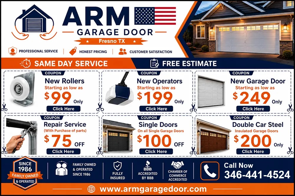 ARM Garage Door Fresno TX